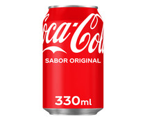 Refresco  de cola COCA COLA lata de 33 cl. 