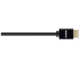 Cable HAMA de HDMI macho a HDMI macho, 1 metro, Ultra High speed 8K, terminales dorados, color negro.