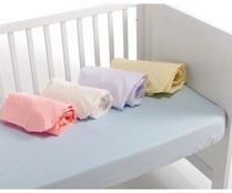 Pack 2 bajeras cuna bebé,  blanco, rosa, azul, beige y gris, BASIC.