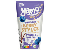 Bebida de avena con vainilla y arándanos YAMO 180 ml x 3 uds