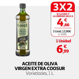 Aceite de oliva virgen extra coosur