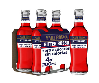 Bitter rojo sin alcohol MARE ROSSO 4uds. x 20 cl. Bitter rojo sin alcohol MARE ROSSO 4uds. x 20 cl.