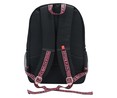 Mochila juvenil con doble compartimento y bolsillo portabotellas, color negro y blanco, Hashtag PRODUCTO ALCAMPO, 31x44x10cm.
