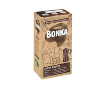 Café molido natural extrafuerte BONKA 250 g.