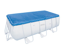 Cubierta solar para piscinas tubulares rectangulares, 412x200x122cm BESTWAY. Cubierta solar para piscinas tubulares rectangulares, 412x200x122cm BESTWAY.