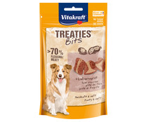 Bocaditos con sabor a hígado para perros VITAKRAFT TREATIES BITS 120 gr,