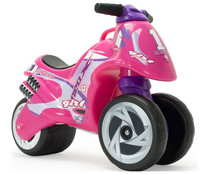 Moto correpasillos modelo Ninja, color rosa INJUSA.