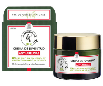 Crema antiarrugas con aceite de oliva bio D.O, La Provenza LA PROVENÇALE Bio 50 ml.