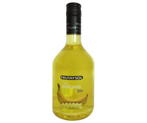 Licor de plátano sin alcohol elaborado en España FRUTAYSOL botella de 70 cl.