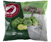 Coles de Bruselas enteras y seleccionadas PRODUCTO ALCAMPO 450 g.