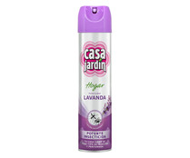 Insecticida aerosol con olor a lavanda para todo tipo de insectos CASA JARDÍN 600 ml.