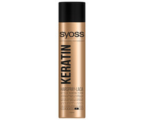 Laca de pelo extra-fuerte (4) para un cabello flexible y con brillo intenso SYOSS Keratin 400 ml.