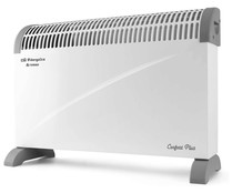 Convector ORBEGOZO CVT 3400, potencia max: 2000W, 3 posiciones de calor, función turbo, termostato.