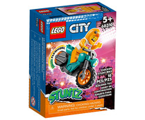Moto acrobática: Cohete para construir con 14 piezas, LEGO CITY 60298.