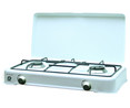 Cocina sobremesa a gas propano ORBEGOZO FO2350, 2 zonas de cocción, 1400W/1900W. 