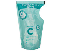 Racambio de jabón de manos puro, sin perfumes y especial para pieles sensibles COSMIA 300 ml.