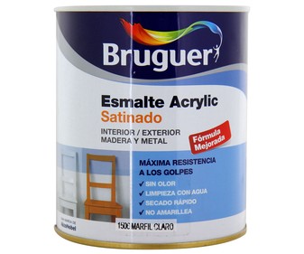 Esmalte acrílico satinado 0,75L 1u Esmalte acrílico satinado 0,75L 1u