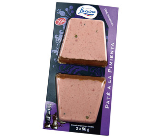 Paté a la pimienta 2 x 50 gr. Paté a la pimienta 2 x 50 gr.