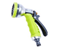 Pistola pulverizadora de 18,8 cm con 7 patrones, ideal para riego, GARDENSTAR ALCAMPO.