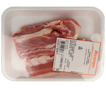 Bandeja de falda de 3ª de ternera blanca cortada en trozos