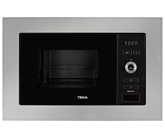 Microondas integrable con grill TEKA MWE 225 FI, cristal negro, capacidad 20L, potencia 800W, grill: 1000W.