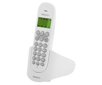 Teléfono inalámbrico Dect SELECLINE Blanco, identificador de llamadas, agenda, registro de llamadas.