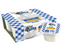 Yogur natural azucarado elaborado sin gluten LA FAGEDA 4 x 125 g.