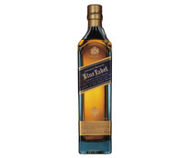 Whisky blended destilado, mezclado y embotellado en Escocia JOHNNIE WALKER Blue label botella de 70 cl.