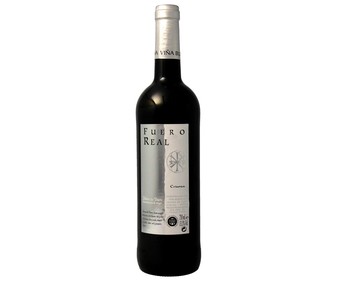 Vino tinto crianza con denominación de origen Ribera del Duero FUERO REAL botella de 75 cl. Vino tinto crianza con denominación de origen Ribera del Duero FUERO REAL botella de 75 cl.