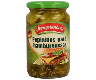Pepinillos grandes frasco de 330 gramos Pepinillos grandes frasco de 330 gramos
