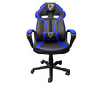Silla gaming VIZZIO Nayade V2 negro y azul, almohadilla lumbar, reclinable, regulación de altura.