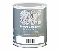 Pintura para hierro, interior exterior, gris, OK, 750ml.
