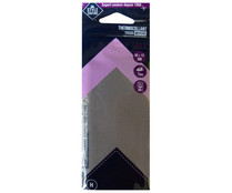 Reparador termoadhesivo textil color gris, 45x12cm., set de 2 unidades, STYLE. Reparador termoadhesivo textil color gris, 45x12cm., set de 2 unidades, STYLE.