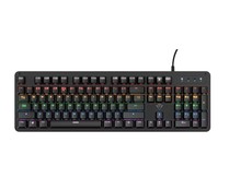 Teclado gaming mecánico TRUST GXT 863 Mazz, teclas iluminadas, modo juego, anti-ghosting, conexión Usb.