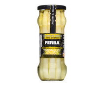 Espárragos D.O.P Navarra 8/12 frutos FERBA 345 g.