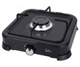 Cocina gas portátil JATA JECG2701 1 quemadores, tapa protectora extraíble.