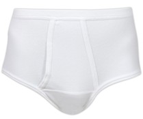 Calzoncillo con bragueta abierta ABANDERADO 985, color blanco, talla 52.