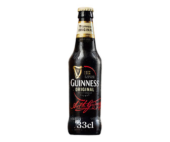 Cerveza negra GUINNESS ORIGINAL botella 33 cl. Cerveza negra GUINNESS ORIGINAL botella 33 cl.