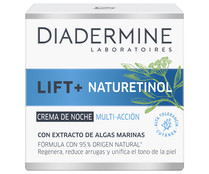 Crema de noche multiacción (antiarrugas y regeneradora) DIADERMINE Lift+ naturetinol 50 ml.