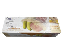 Bolsas zip para alimentos FAMI 25 uds. 14,5 x 21 cm + 25 uds.. 18 X 27,5 cm