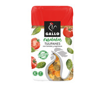 Pasta Tulipán con espinacas y tomate GALLO paquete 450 g.