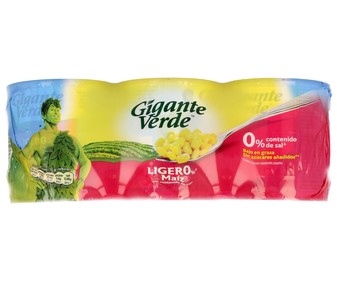 Maíz dulce lata de 140 gramos pack de 3 unidades