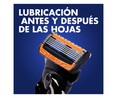 Recambio de cuchillas de 5 hojas antifricción para maquinillas de afeitar GILLETTE Proglide power 8 uds.