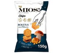 Chips de maíz con sabor a boletus y cebolla caramelizada MIOS! 150 g.