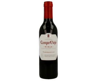 Vino tinto tempranillo CAMPO VIEJO botella de 37,5 cl. Vino tinto tempranillo CAMPO VIEJO botella de 37,5 cl.