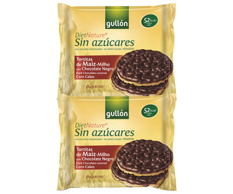 Tortitas de maíz con chocolate 100 gramos Tortitas de maíz con chocolate 100 gramos