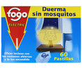Recambio de repelente de mosquitos eléctrico en pastillas FOGO 60 pastillas