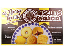 Galletas y bizcochos surtidos nuestra receta BISCUITS GALICIA 485 g. 