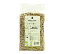 Copos integrales de avena, finos y blandos ecológicos EL HORNO DE LEÑA 1 kg.