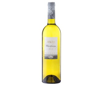 Vino blanco con denominacion de origen Catalunya BACH botella de 75 cl. Vino blanco con denominacion de origen Catalunya BACH botella de 75 cl.